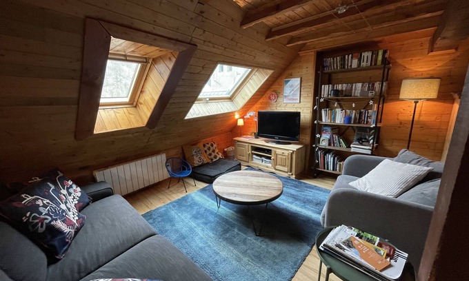 Saint-Chaffrey Apartamento | Duplex 70 m2, slopes view, 150m from lifts, Chantemerle, Serre Chevalier 1350