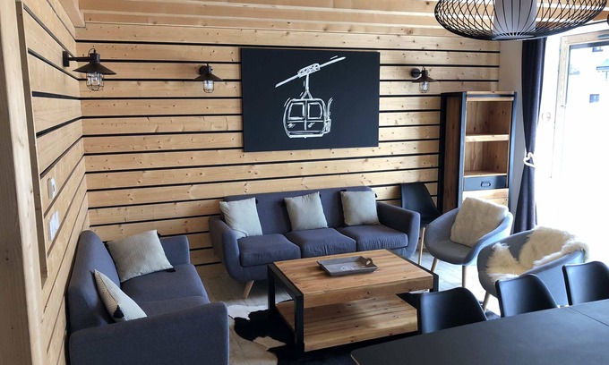 Valloire Apartamento | Duplex 8 Personnes Avec Terrasses et Sauna