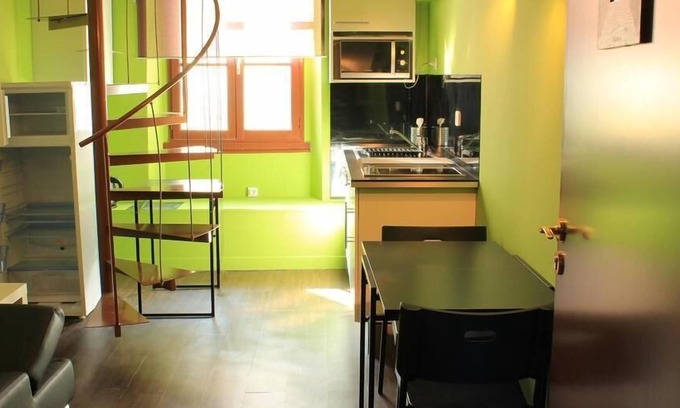 Jean-Medecin Apartamento | Dúplex-Básico-Baño Privado-Vista a la Ciudad-Duplex - Studio 3
