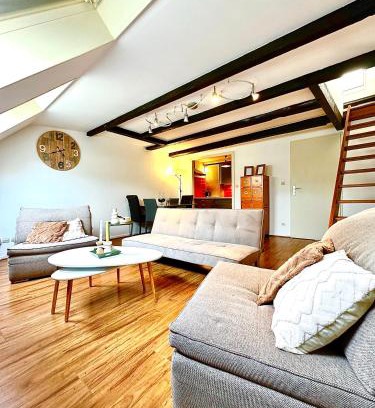 Thionville Apartamento | Duplex cosy en hypercentre de Thionville - 3min à pied de la gare