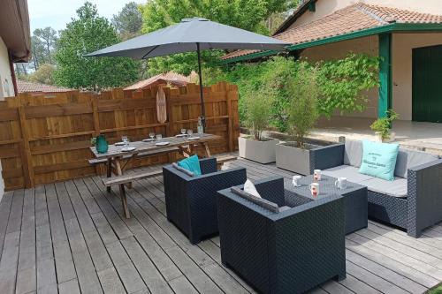 Moliets-et-Maa Apartamento | Duplex House With Large Terrace And Garden