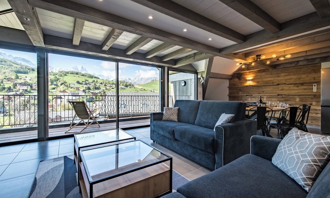 Albiez-le-Vieux Apartamento | Duplex in Albiez-Montrond with terrace