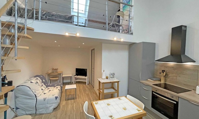 Saint-Pierre-du-Regard Apartamento | Estudio dúplex, naturaleza Suiza Normanda, se aceptan mascotas