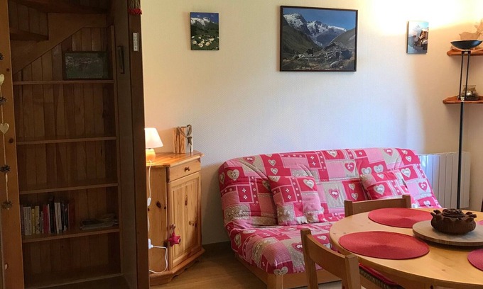 Montalbert Apartamento | Dúplex amplio. Valle de Aime-la-Plagne. Acceso directo a pistas. Balcón y parking gratuito.