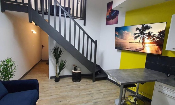 Sablon - Trudaine Apartamento | Duplex T2 Neuf Jardin Lecoq