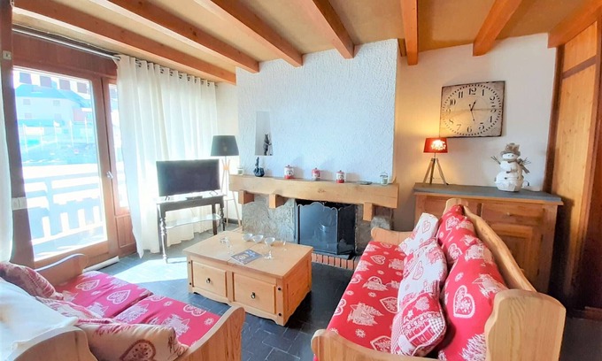Pla d'Adet Apartamento | Dúplex T3 en Pla d'Adet - 3 dormitorios, parking, electrodomésticos y vistas al sur