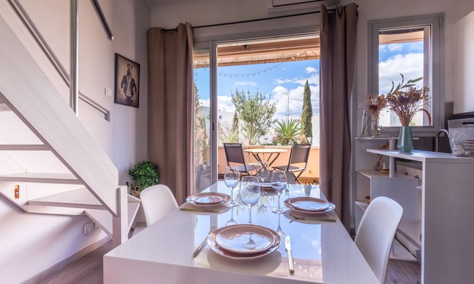 Beaux Arts-Boutonnet Apartamento | Duplex terrasse Boutonnet - Première conciergerie