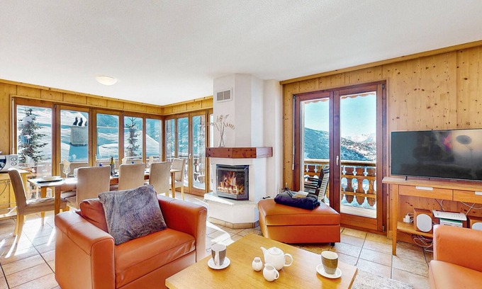 Nendaz Apartamento | Balcons du Soleil Y2 211 - QUIET apartment 6 pers