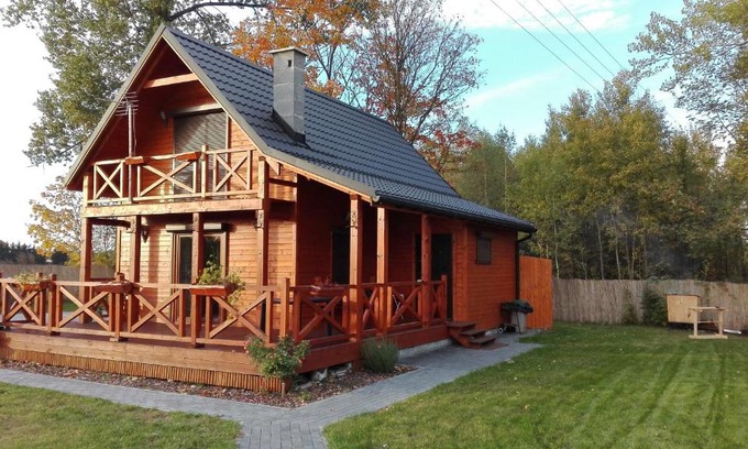 gmina Pokrzywnica Casa | Dziki zakątek Piskornia dom z sauną