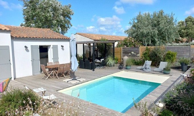 Saint-Denis-d'Oleron Chalet De Esquí | E Villa Clara, 600m de la mer, piscine