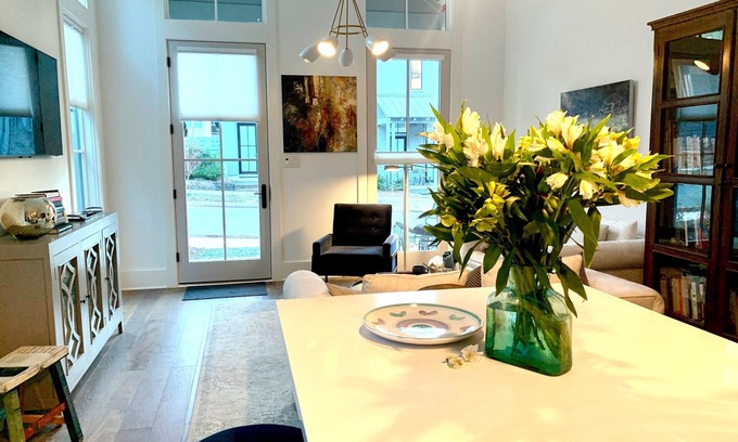 Palmetto Cabaña | Early check in late check out cottage in SERENBE Chattahoochee Hills GA