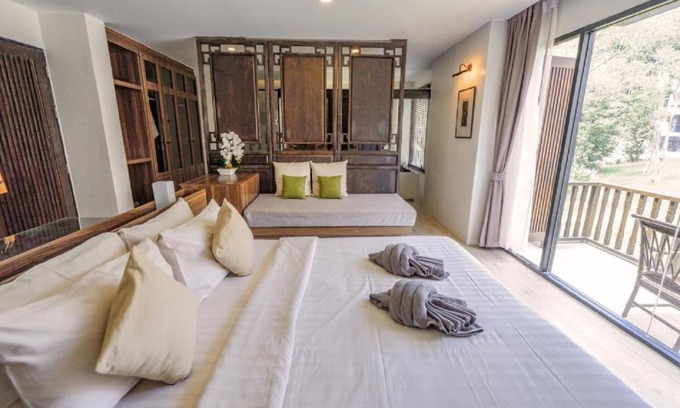 Ko Lanta Hotel | Earth Suite habitación doble con balcón Koh Lanta