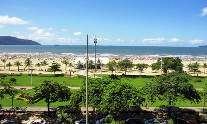 Pompeia Apartamento | apartamento frente a la playa José Menino Santos playa 6 personas