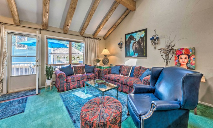 Cloudcroft Casa | Eclectic Home w/ Deck: 4 Miles to Ski Cloudcroft!