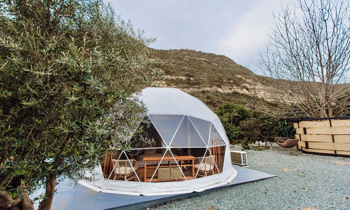 Agios Theodoros Cabina | Eco-Boho Mountain Dome - Geometry Park