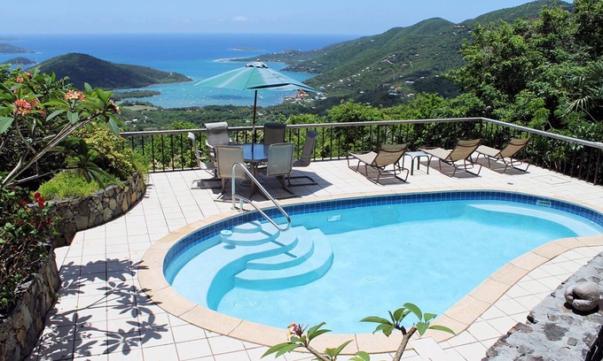 Maho Bay Quarter Casa | Villa ecológica con impresionantes vistas de Coral Bay.