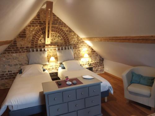 Mentheville Apartamento | Eco-gîte La chambre du Vanneur