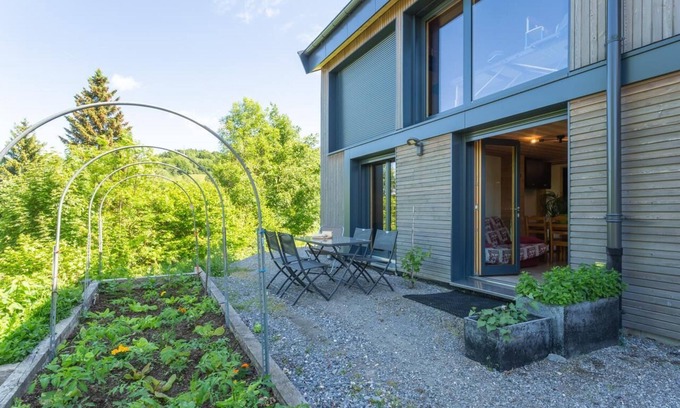 Habere-Poche Apartamento | Eco-gite dans chalet neuf au pied des montagnes