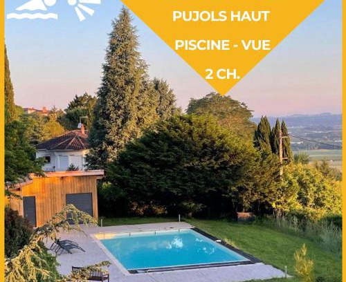 Pujols Casa | Ecrin de paradis Pujols HAUT Piscine-VUE