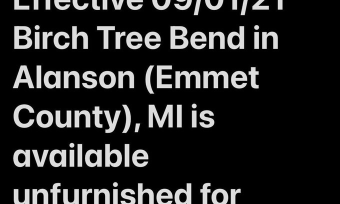 Ponshewaing Casa | Eff 9/1/21 Birch Tree Bend near Petoskey (Emmet) Michigan is not a VRBO rental