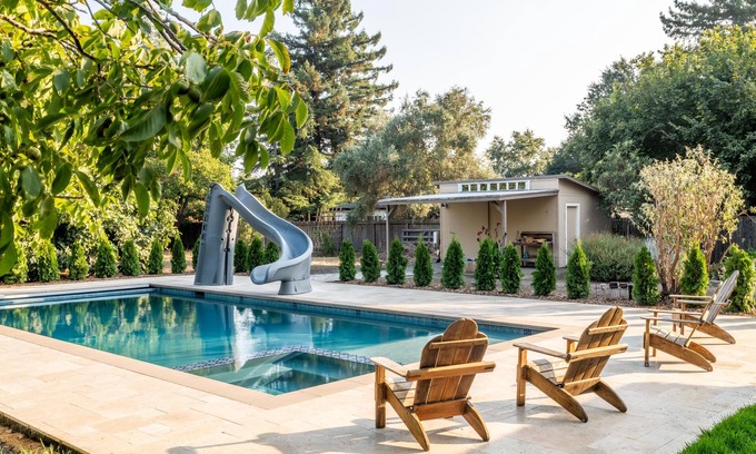 Kenwood Casa | [Egg Farm Ranch] Heated Pool - Water Slide - Hot Tub - Dog Friendly