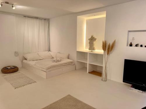 Hasenbergl-Lerchenau Ost Apartamento | Eigene Souterrain Keller Wohnung nähe Olympiapark