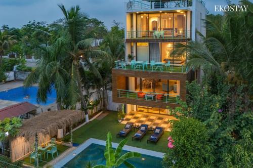 Nerul Villa | Ekostay Gold- Salt Water Villa I Sea View I 200 meters from Beach