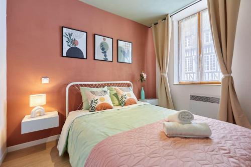Pont-Audemer Apartamento | Elégant T2 "La Dolce", hypercentre, 20mn d'Honfleur