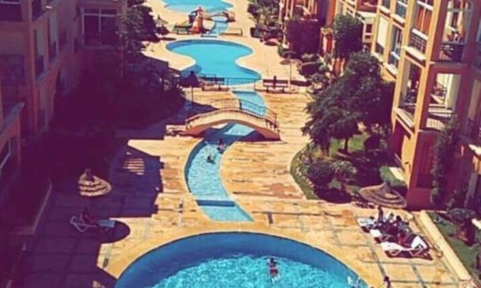 El Mansouria Apartamento | El Mansouria Résidence Ricoflores Beach: sea view and swimming pool