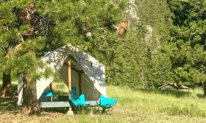 Shoup Alquiler De RV | Elderberry tent & Lewis tent