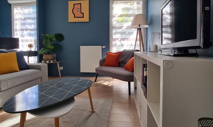 Sartrouville Apartamento | Elegant 2-room apartment on the banks of the Seine