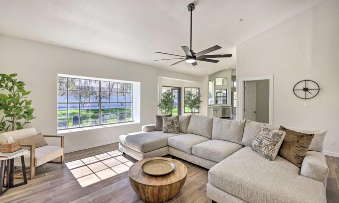 Glendale Casa | Elegant Glendale Getaway with Pool and Hot Tub!