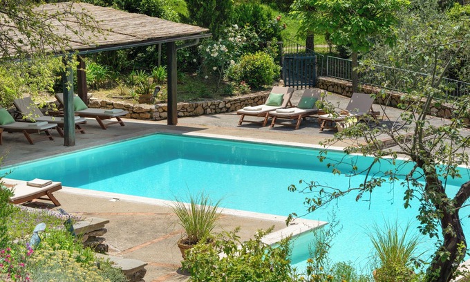 San Casciano dei Bagni Villa | Villa Vetrichina La casa se relaja en Val d'Orcia
