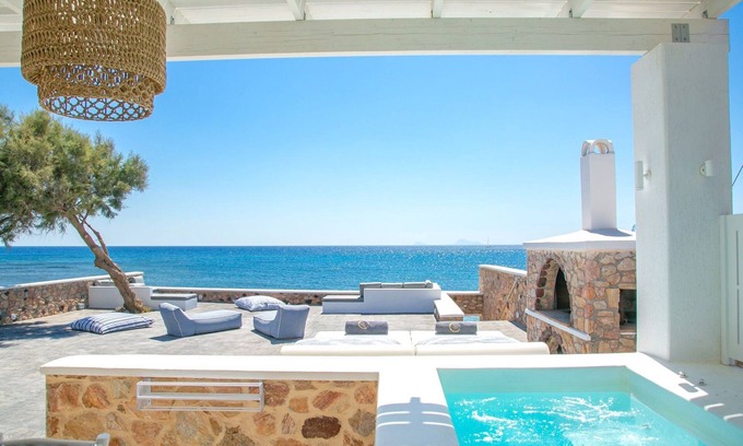 Exomytis Villa | Villa Elite Santorini | Suites Aegean Melody | 1 dormitorio | Jacuzzi exterior climatizado | Vlyxada