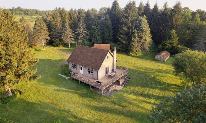 Union Dale Cabina | Elk Mountain Vacation Home on 21 Acres