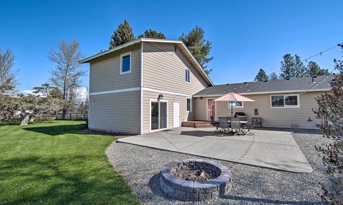 Ellensburg Casa | Ellensburg Home w/ Mountain Views on 3 Acres!
