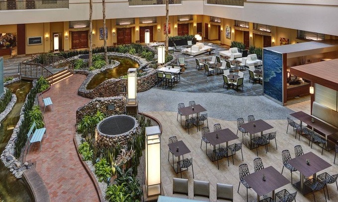 University City Hotel | Embassy Suites by Hilton San Diego La Jolla 2 Room Suite - 2 Double Beds - 1 Bedroom