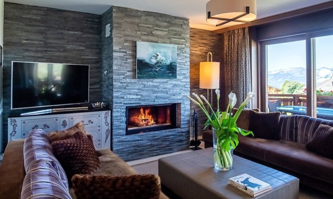 Villars-sur-Ollon Condominio | Emplacement de Choix pour 16 | Wi-Fi Gratuit + Spa