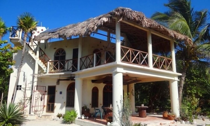 Mahahual Casa | Enchanting Beach Villa- Snorkeling, Fishing, Kayaking Reef Costa Maya