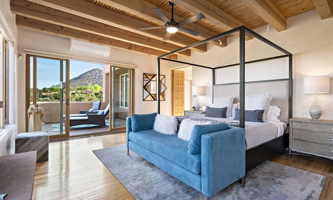 Santa Fe Casa | Enchantment - Views, Four Fireplaces, Hot Tub