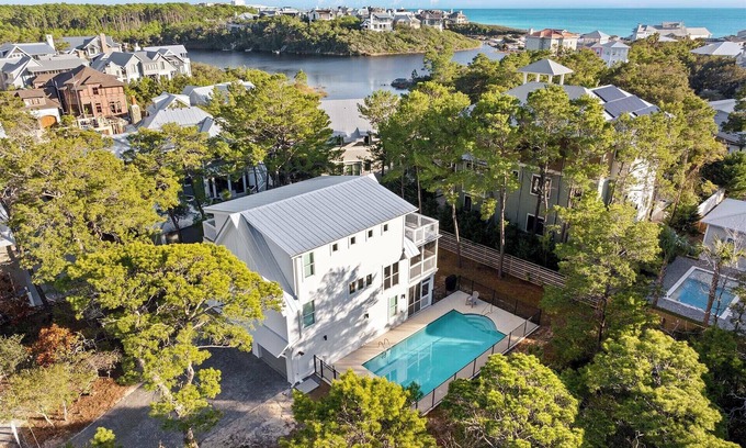 Gulfview Heights Casa | Endless Sunset - 30A, Heated Private Pool, Fire Pit, Steps to the Sand!