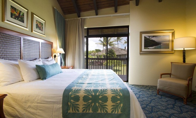 Princeville Complejo | Disfrute de este complejo tropical de Oceanside, a 1,6 km de la piscina Queens Bath Tide Pool