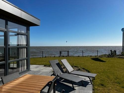 Enkhuizen Casa | Enkhuizer Strand Chalet Meeresrauschen Erste Reihe mit Zaun Haus Nr 249