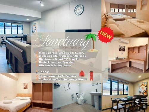 Taman Melaka Raya Apartamento | Entire Luxury Suite, Spacious&Elegant, 3R2B