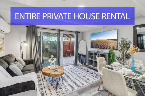 La Presa Casa | Entire Private 2-Bedroom Home w Gated Yard, Driveway Parking, Available Now