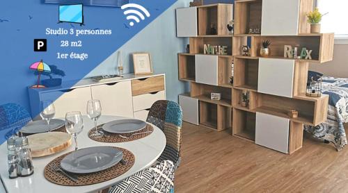 Berck-sur-Mer Apartamento | Envolée Marine pour 3 pers - Berck-Plage - 250m plage et commerces