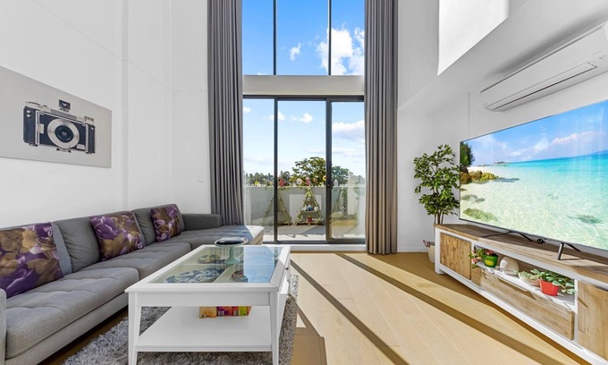 Epping Apartamento | Epping Sunlit Luxury Loft 2bedrooms & High Ceilings