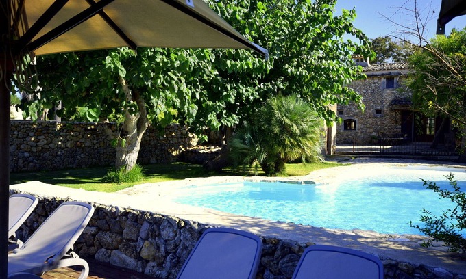 Buger Casa | Finca tranquila de 400 m2 del siglo XVII con piscina; Chimenea, 4 dormitorios, 4 baños, barbacoa, vista panorámica!