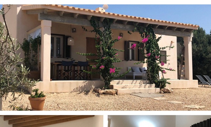 Sant Francesc Xavier Cabaña | Casa Rural, con fantásticas vistas y puestas de sol y es vedra de fondo.