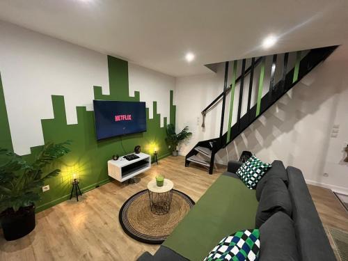 Moulins-les-Metz Apartamento | Escapade 6 pers 2 sdb 2wc terrasse parking privée